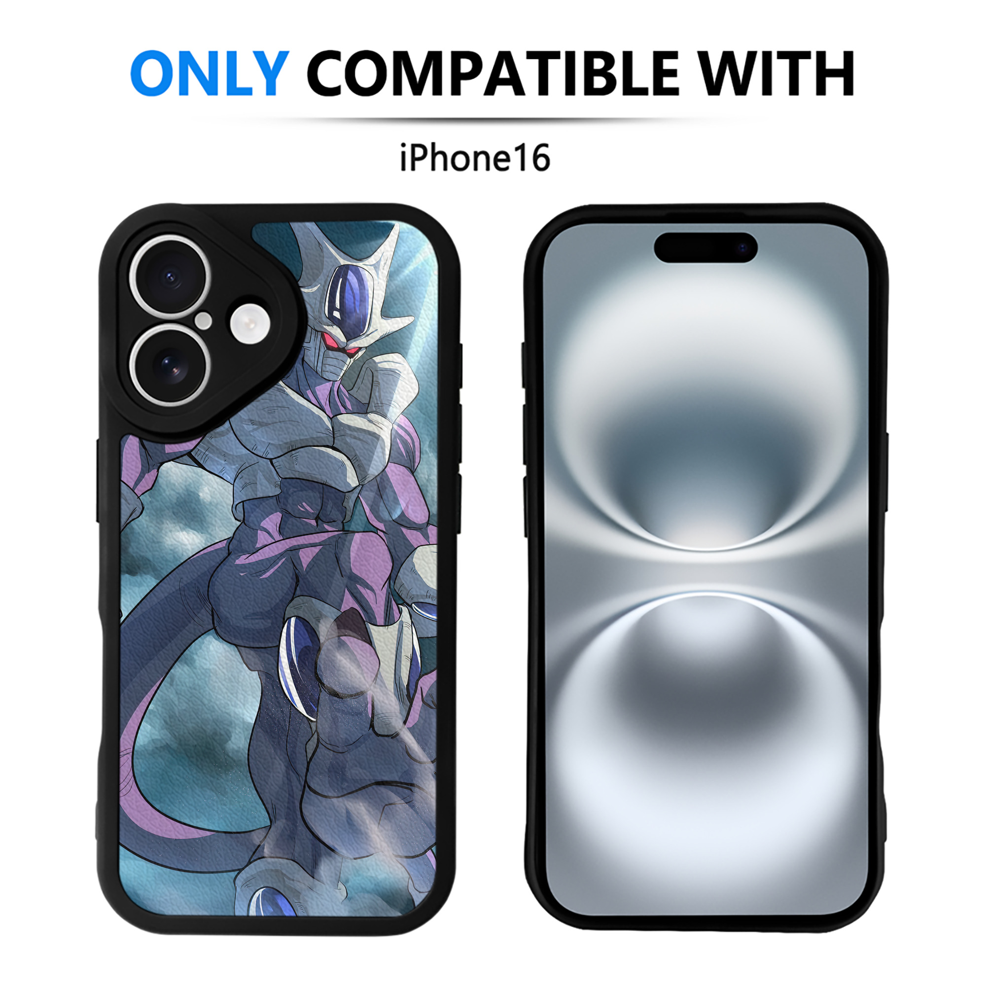 （画像用） ドラゴンボール DRAGON BALL 【iPhone 16シリーズ対応】シリコンスマホケース（レザー調） 材質：シリコン